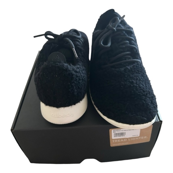 Allbirds Wool Runner Fluff Natural - Black Men’s size 10 - Picture 5 of 8